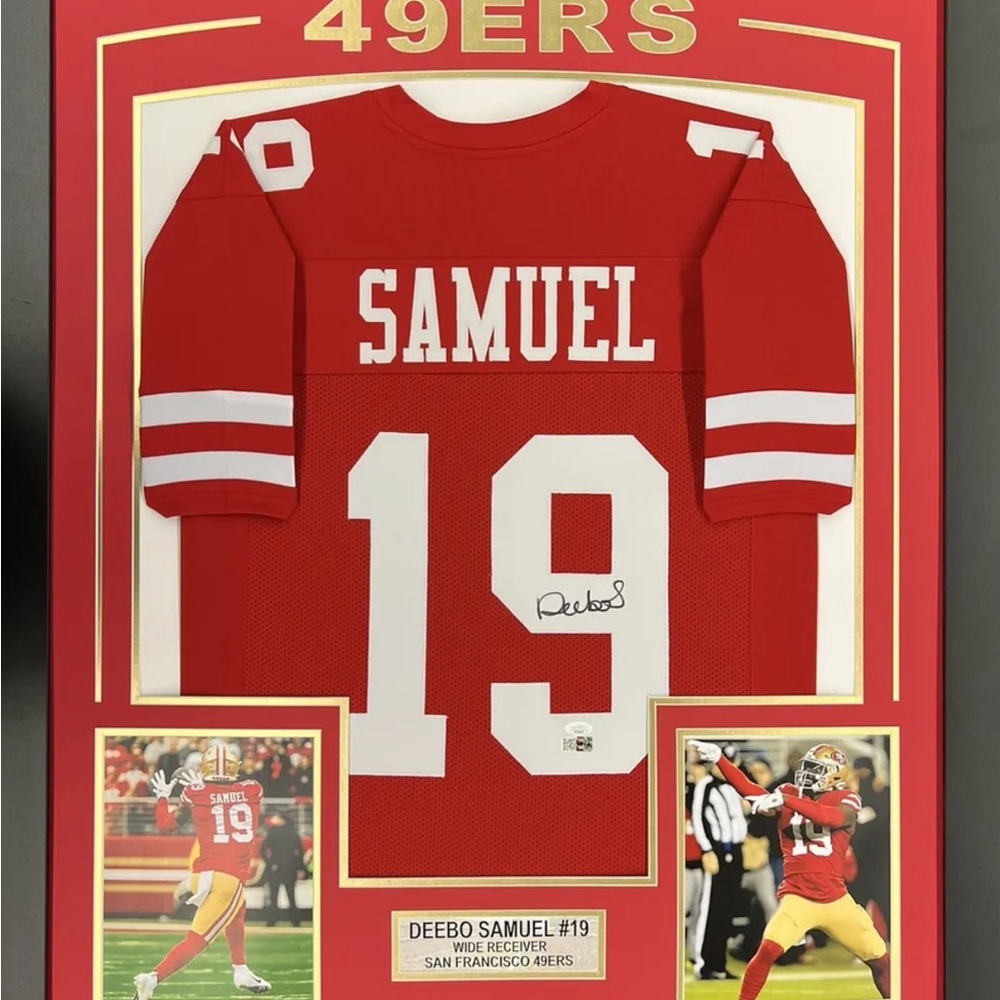 Deebo Samuel Framed and Signed Jersey